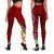 Tahiti Custom Personalised Legging - Turtle Plumeria (Red) - Polynesian Pride