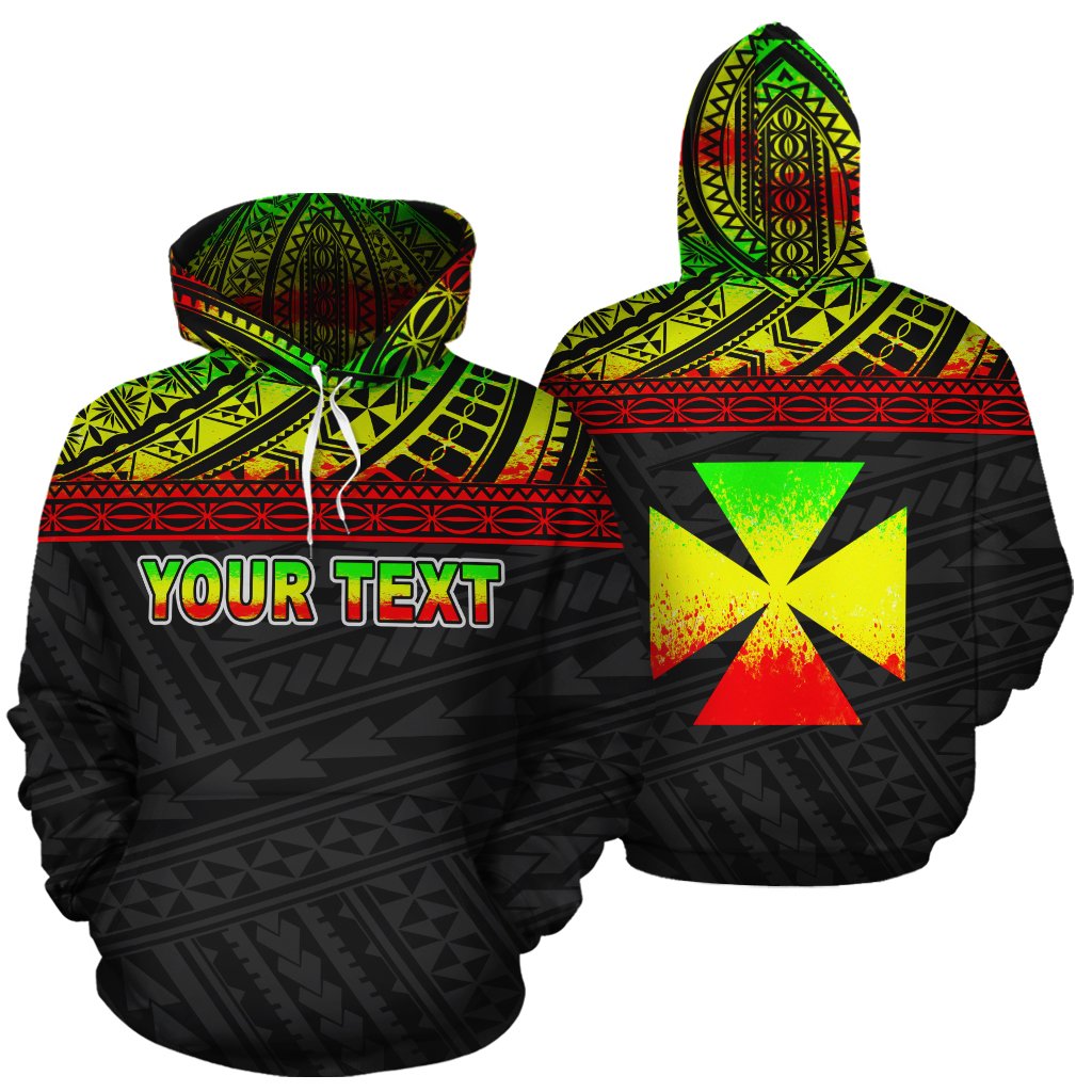 Wallis and Futuna Polynesian Custom Hoodie Reggae Unisex Reggae - Polynesian Pride