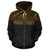 Samoa Polynesian Custom Zip up Hoodie Yellow Style - Polynesian Pride