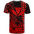 Custom Kakau Polynesian Tribal Hawaiian Turtle with Kanaka Maoli Red T Shirt LT9 - Polynesian Pride