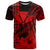 Custom Kakau Polynesian Tribal Hawaiian Turtle with Kanaka Maoli Red T Shirt LT9 Red - Polynesian Pride