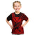 (Custom Personalised) Kakau Polynesian Tribal Hawaiian Turtle with Kanaka Maoli Red Kid T Shirt LT9 - Polynesian Pride