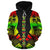 Vanuatu Polynesian Custom Zip up Hoodie Reggae Tattoo - Polynesian Pride