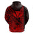 Custom Kakau Polynesian Tribal Hawaiian Turtle with Kanaka Maoli Red Hoodie LT9 - Polynesian Pride