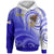 Tukszy American Samoa Polynesian Custom Personalized Hoodie Bald Eagle (Blue) Unisex Blue - Polynesian Pride