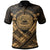 American Samoa Polo Shirt AS Gold Seal Polynesian Patterns Unisex Gold - Polynesian Pride