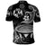 Custom Tonga Kumete Kava Bowl Sila Vibes Black Polo Shirt LT8 - Polynesian Pride