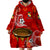 (Custom Personalised) Tonga Kumete Kava Bowl Sila Vibes - Red Wearable Blanket Hoodie LT8 - Polynesian Pride