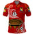 Custom Tonga Kumete Kava Bowl Sila Vibes Red Polo Shirt LT8 Red - Polynesian Pride