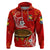 Custom Tonga Kumete Kava Bowl Sila Vibes Red Hoodie LT8 Pullover Hoodie Red - Polynesian Pride