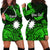 (Custom Personalised) Nauru Polynesian Hibiscus Naoero Green Hoodie Dress LT14 Green - Polynesian Pride