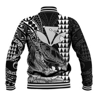Kakau Polynesian Tribal Hawaiian Turtle with Kanaka Maoli Black Baseball Jacket LT9 - Polynesian Pride