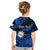 (Custom Personalised) Nauru Polynesian Hibiscus Naoero Blue Kid T Shirt LT14 - Polynesian Pride