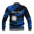 (Custom Personalised) Nauru Polynesian Hibiscus Naoero Blue Baseball Jacket LT14 - Polynesian Pride