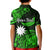 (Custom Personalised) Nauru Polynesian Hibiscus Naoero Green Kid Polo Shirt LT14 - Polynesian Pride