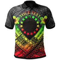 Cook Islands Polynesian Custom Polo Shirt Kuki Airani Reggae Seal Camisole Hibiscus Style Unisex Reggae - Polynesian Pride