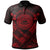 American Samoa Custom Polo Shirt AS Red Seal Polynesian Patterns Unisex Red - Polynesian Pride