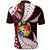 Tonga Emancipation Day Polo Shirt Kupesi Pattern No.2 Black LT9 - Polynesian Pride