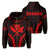 Polynesian Kakau Kanaka Map Hawaii Zip Hoodie Sport Style Version 2.0 Red Unisex Red - Polynesian Pride