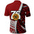 Tonga High School 75th Anniversary Polo Shirt Red Polynesian Minimalist Style LT9 - Polynesian Pride