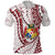 Tonga Emancipation Day Polo Shirt Kupesi Pattern No.2 White LT9 Adult - Polynesian Pride