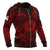 American Samoa Polynesian Zip up Hoodie Red Seal - Polynesian Pride