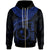 Chuuk Polynesian Custom Zip up Hoodie Chuuk Waves (Blue) Unisex Blue - Polynesian Pride