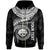 Federated States of Micronesia Polynesian Custom Zip up Hoodie FSM Waves (White) Unisex White - Polynesian Pride