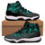 Hawaii Sneaker J.11 Hawaii Cartoon Style No.2 LT6 Green - Polynesian Pride