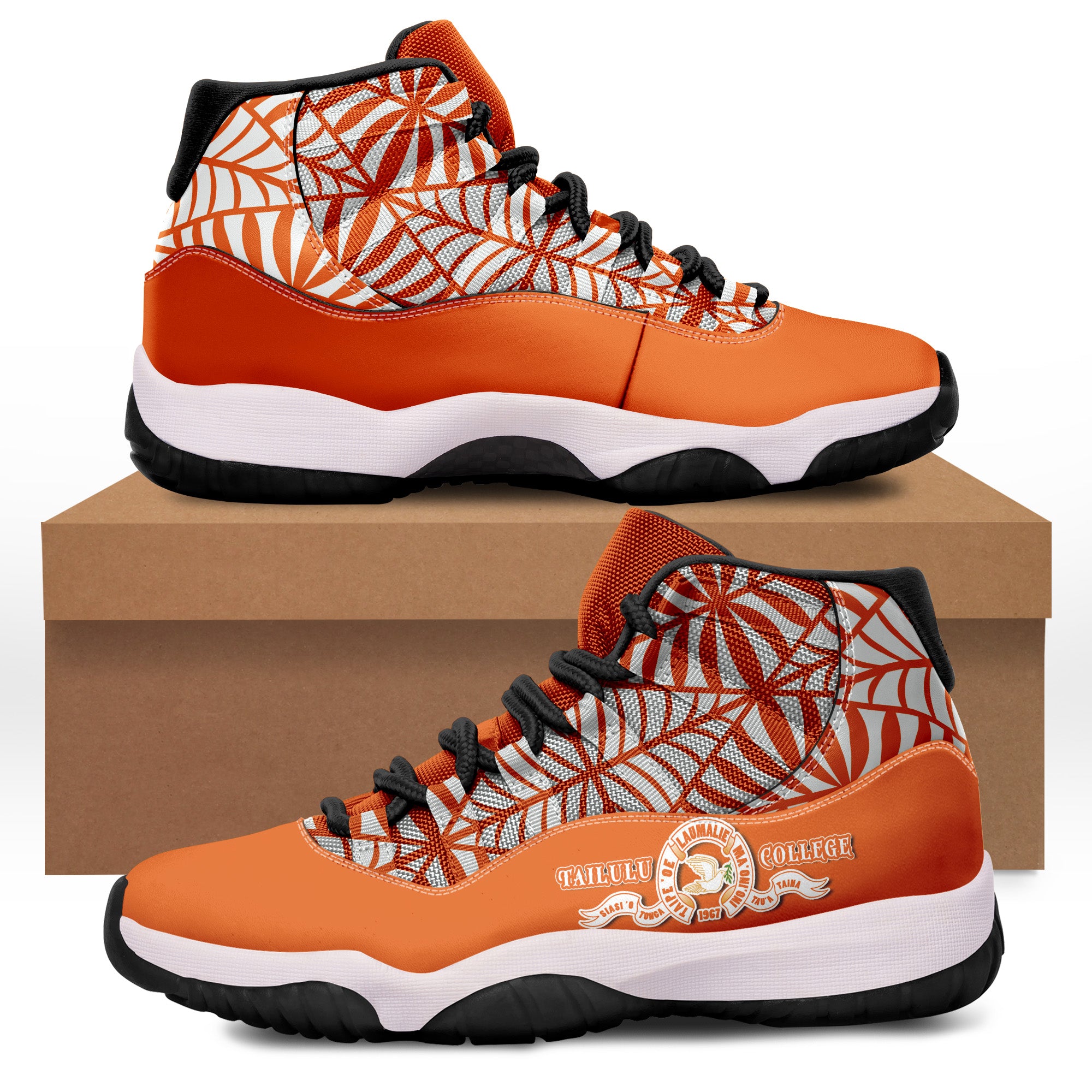 Taiulu College Tonga Sneaker J.11 Style No.2 LT6 - Polynesian Pride