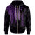 Chuuk Custom Zip up Hoodie Polynesian Wings (Purple) Unisex Purple - Polynesian Pride