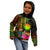 Nauru Polynesian Custom Zip up Hoodie Hibiscus and Banana Leaves - Polynesian Pride