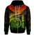 Polynesian Hawaii Custom Zip up Hoodie Maui Polynesian Waves (Reggae) Unisex Reggae - Polynesian Pride