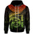 Fiji Polynesian Custom Zip up Hoodie Fiji Waves (Reggae) Unisex Reggae - Polynesian Pride