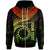 Cook Islands Polynesian Custom Zip up Hoodie Waves (Reggae) Unisex Reggae - Polynesian Pride