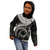 Cook Islands Polynesian Custom Zip up Hoodie Waves (White) - Polynesian Pride