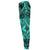 Polynesian Plumeria Mix Turquoise Black Joggers - Polynesian Pride