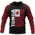 Tonga All Over Hoodie Tonga Flag Special Version Unisex Red - Polynesian Pride