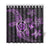 Kanaka Map Hibiscus Plumeria Turtle Art Violet Polynesian Shower Curtain 177 x 172 (cm) Violet - Polynesian Pride