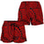 Polynesian Maori Lauhala Red Women's Short Women Red - Polynesian Pride