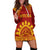 Rotuma Hoodie Dress - Noatau Tapa Patterns With Bamboo LT13 - Polynesian Pride