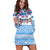 (Custom Personalised) Fiji Polynesian Hoodie Dress Fijian Tropical Flowers LT13 - Polynesian Pride