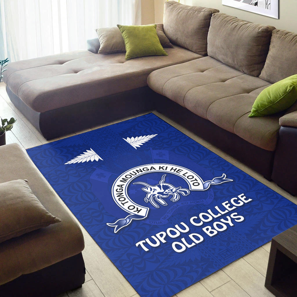 Tupou College Area Rug Always Proud of Old Boys Toloa Ver.02 LT13 - Polynesian Pride