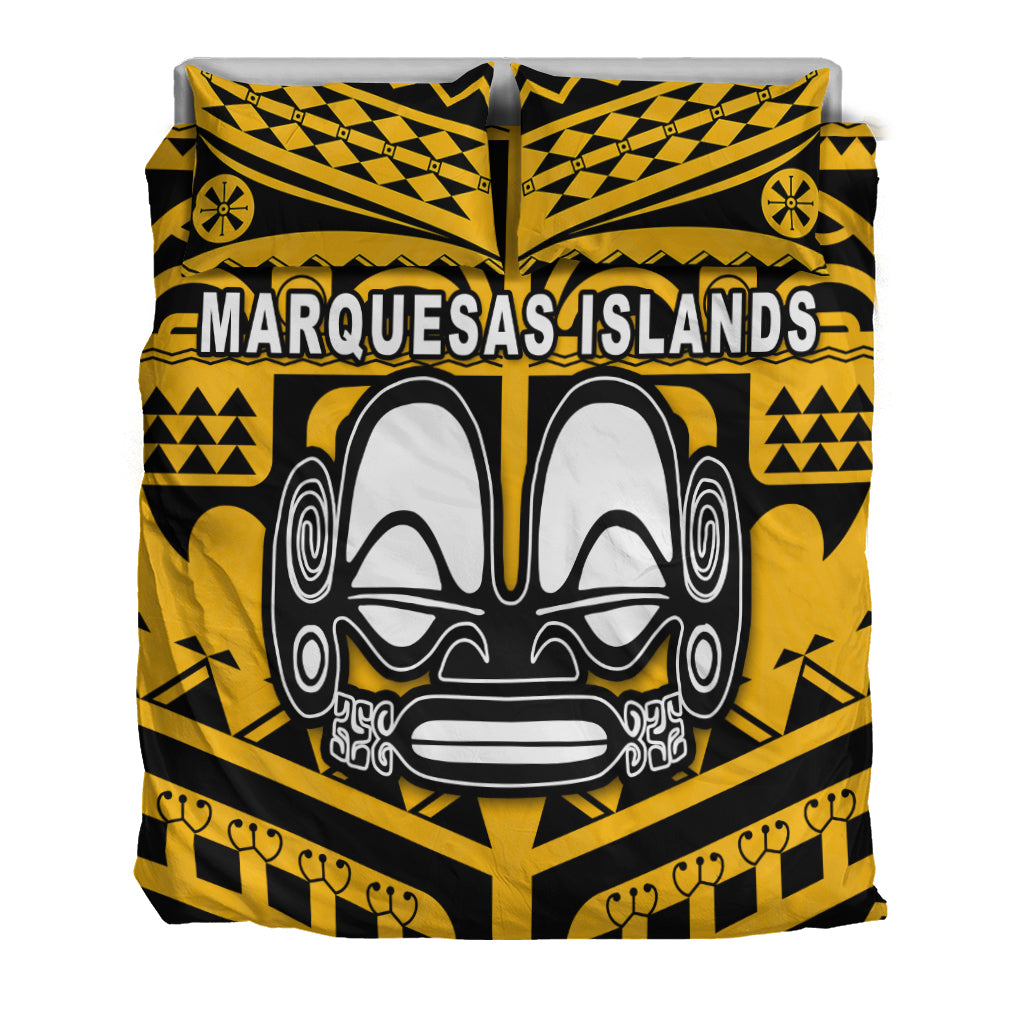 Marquesas Islands Bedding Set - Marquesas Tattoo Version 02 LT13 - Polynesian Pride
