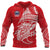 Samoa Rugby Hoodie Samoa Coat of Arms Polynesians Tattoo Style Red Unisex Red - Polynesian Pride