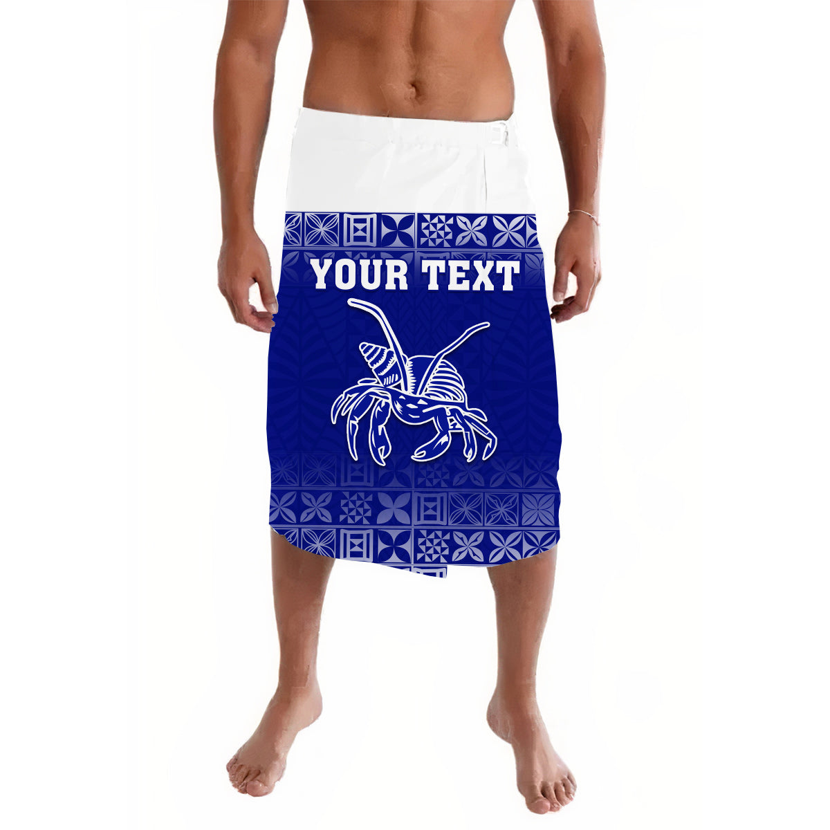 Custom Taufaahau Pilolevu Lavalava Tonga College Ver.02 LT13 Blue - Polynesian Pride