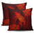 Hawaii Whale Swim Poly Red Pillow Covers - Polynesian Pride