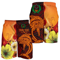 Pohnpei Custom Personalised Men's Shorts - Tribal Tuna Fish - Polynesian Pride