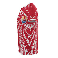 Tahiti T Shirt Tahiti Flag Swirling Style - Polynesian Pride