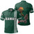 Hawaiian Islands Warrior Kakau Green Polynesian Polo Shirt Unisex Green - Polynesian Pride